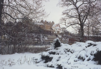 Schlo Bernburg im Winter1